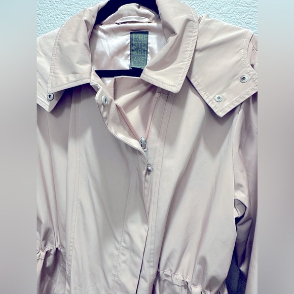 Kristen Blake hooded rain jacket. Size XL. Blush pink. - Picture 4 of 5